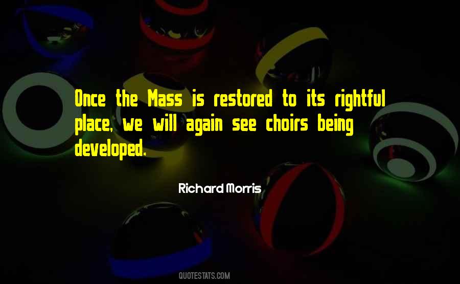 Richard Morris Quotes #1109775