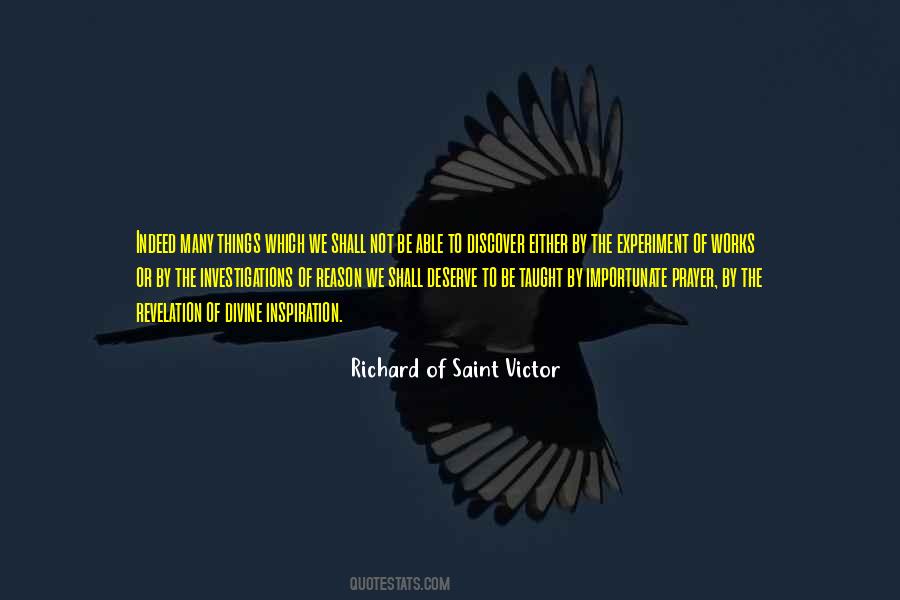 Richard Of Saint Victor Quotes #1485616