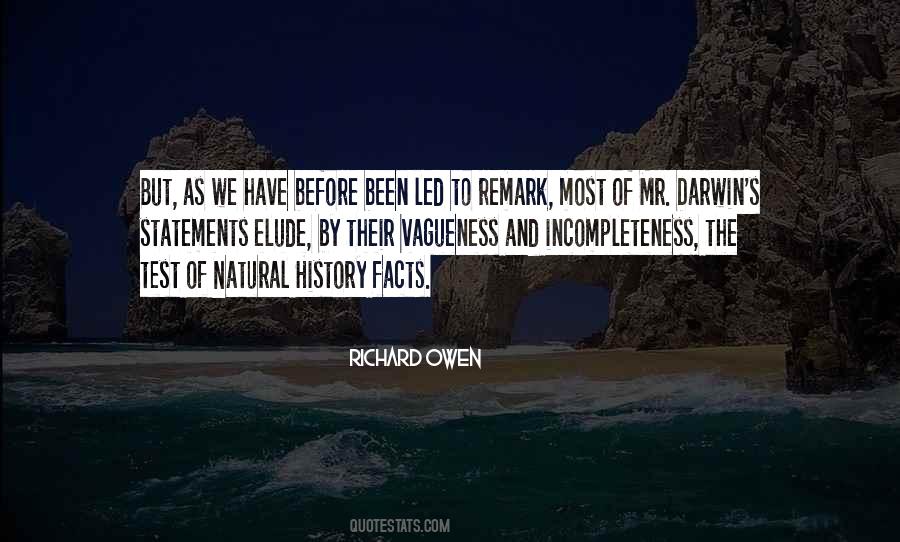 Richard Owen Quotes #1566305