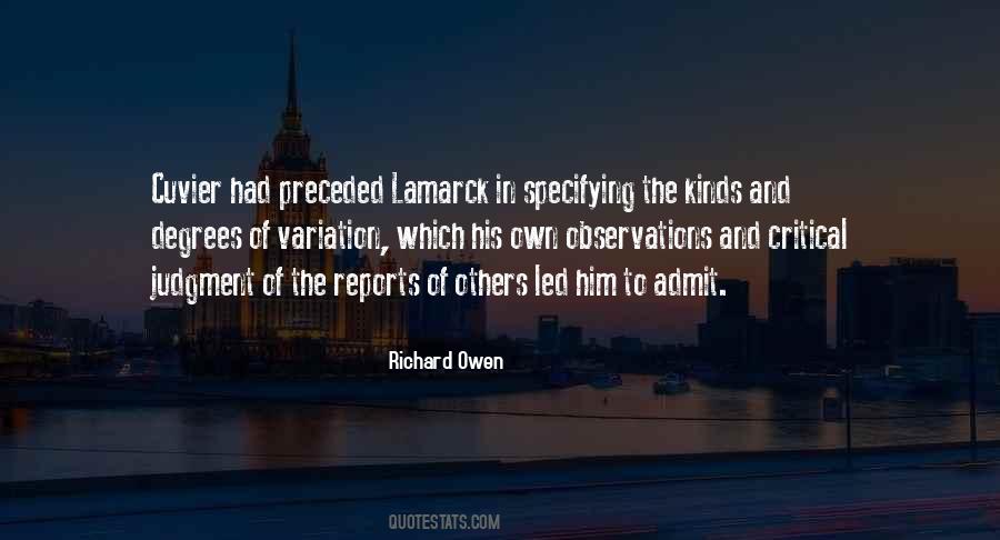 Richard Owen Quotes #182175