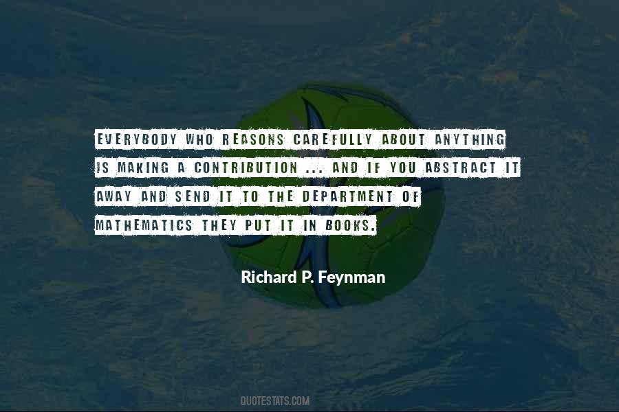 Richard P. Feynman Quotes #232541
