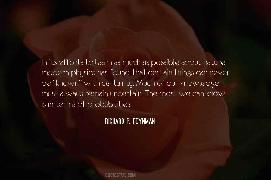 Richard P. Feynman Quotes #491489
