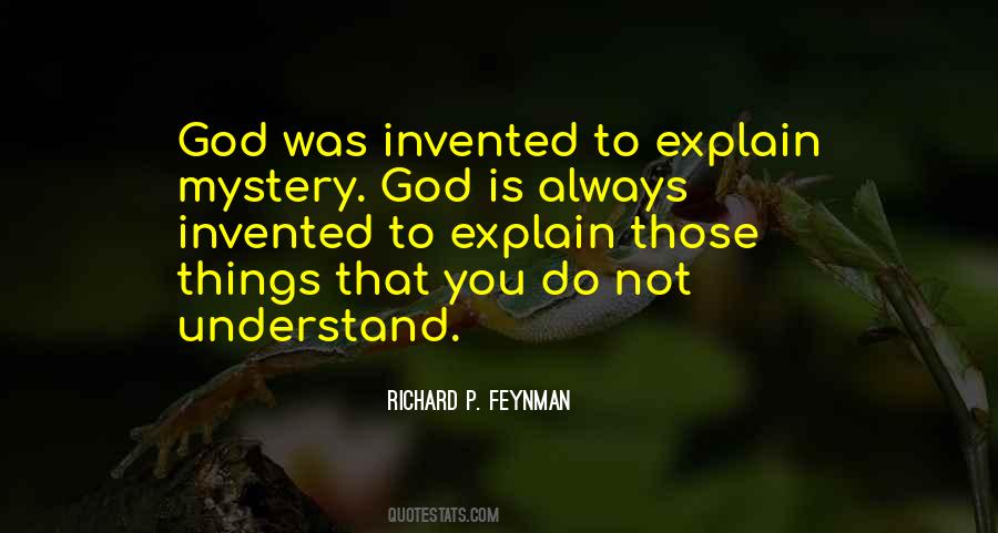 Richard P. Feynman Quotes #77718