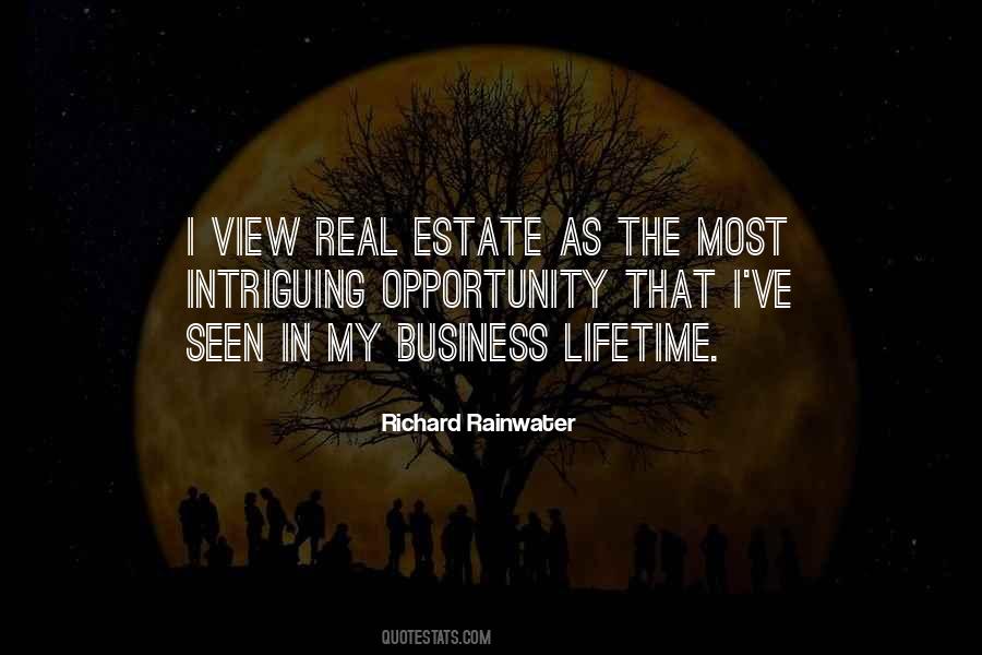 Richard Rainwater Quotes #165475