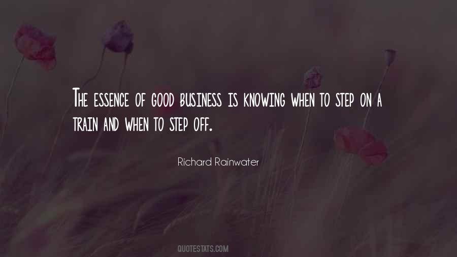 Richard Rainwater Quotes #177175