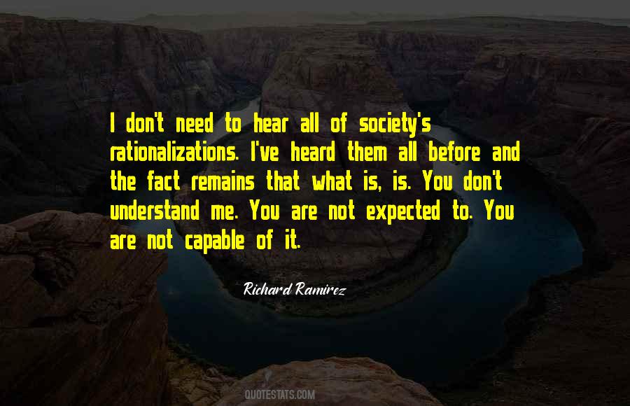 Richard Ramirez Quotes #513024