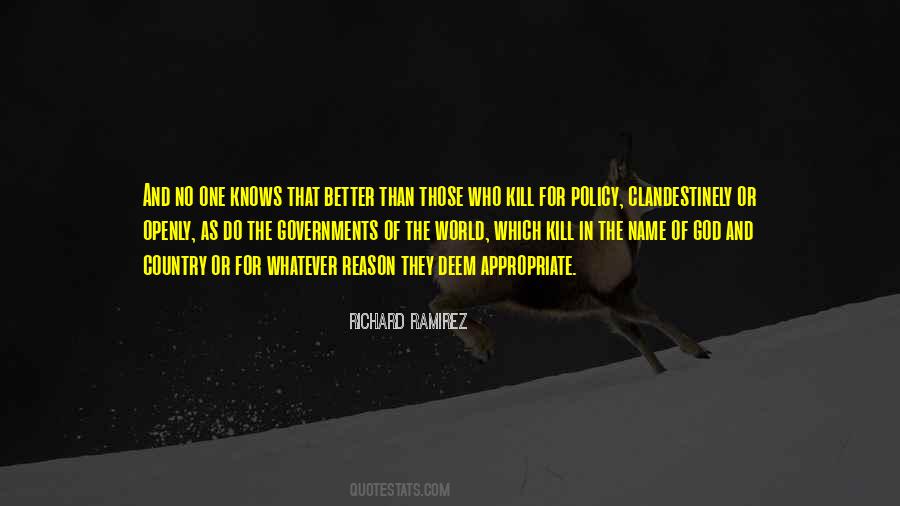 Richard Ramirez Quotes #821040
