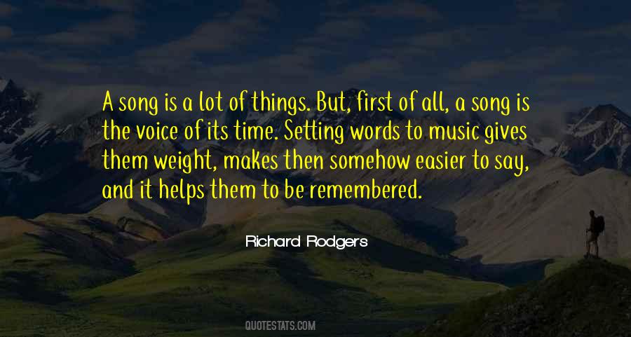 Richard Rodgers Quotes #1590453