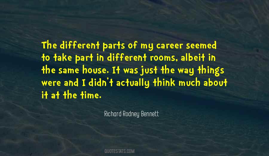 Richard Rodney Bennett Quotes #1209734