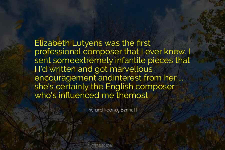 Richard Rodney Bennett Quotes #1401720