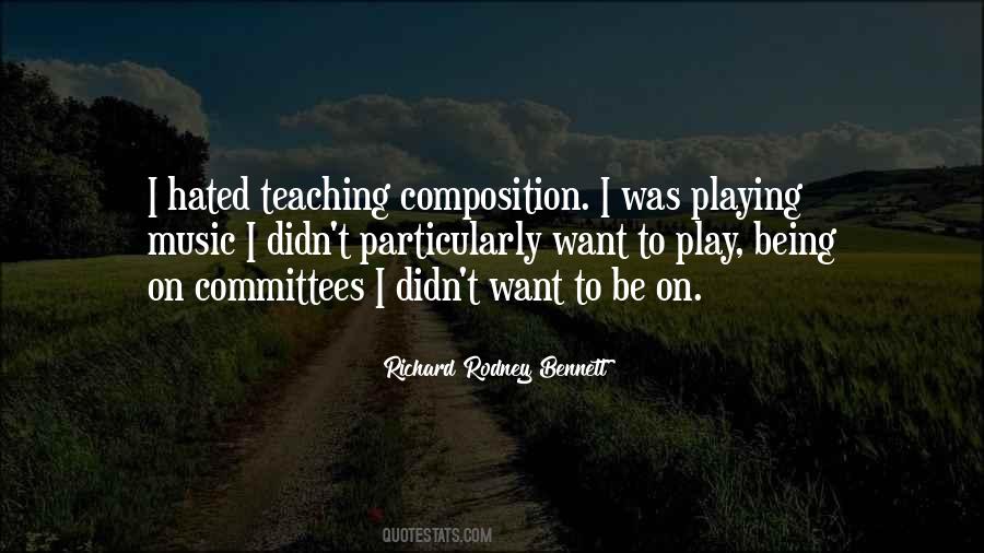 Richard Rodney Bennett Quotes #673825