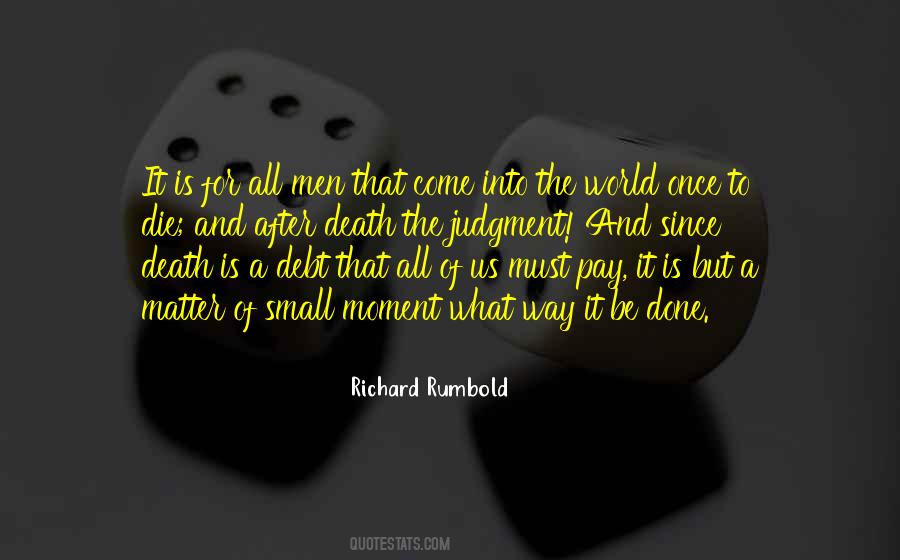 Richard Rumbold Quotes #587641