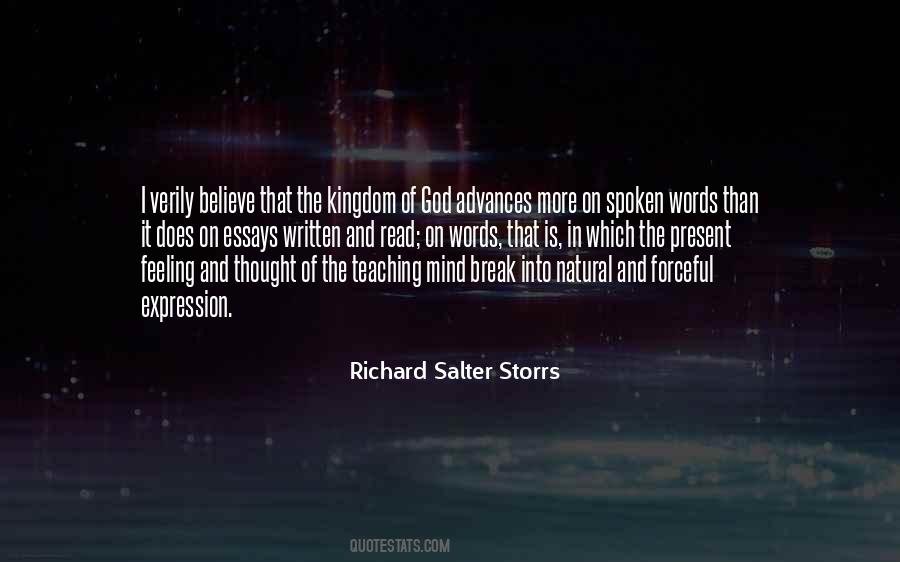 Richard Salter Storrs Quotes #9065