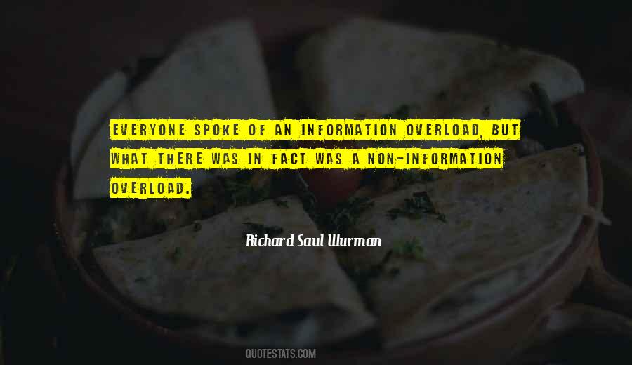 Richard Saul Wurman Quotes #34023