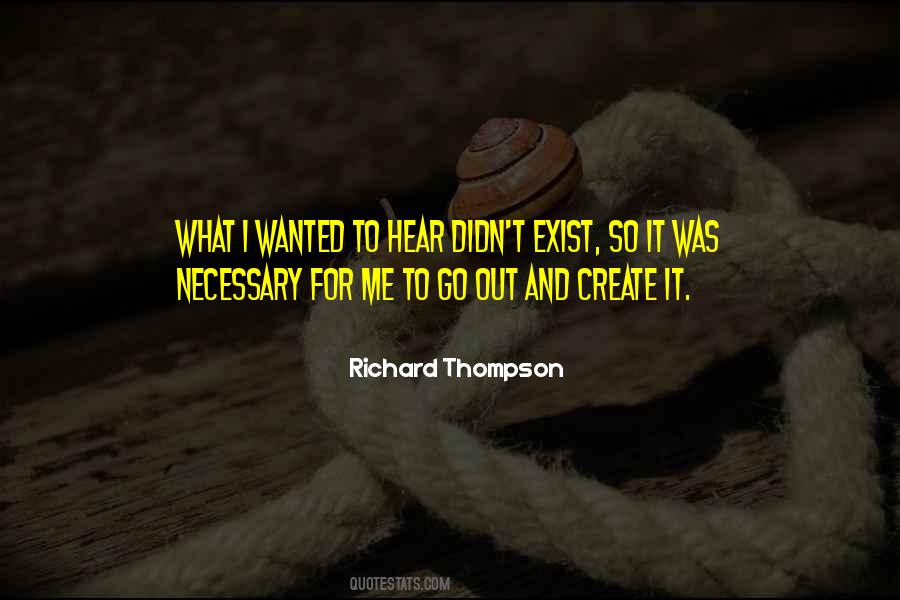 Richard Thompson Quotes #1678277