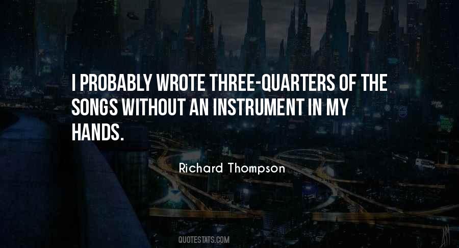 Richard Thompson Quotes #56868