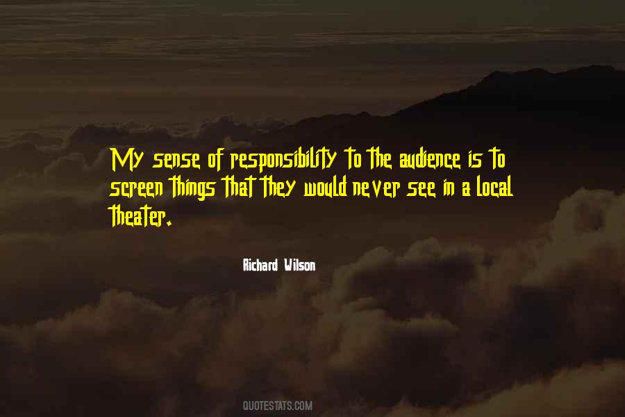 Richard Wilson Quotes #1566343 Richard Wilson Quotes #1566343