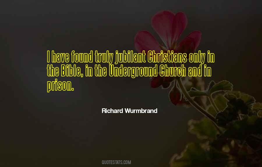 Richard Wurmbrand Quotes #25294