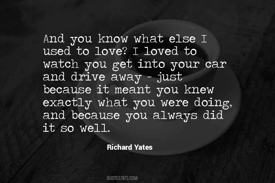 Richard Yates Quotes #253781