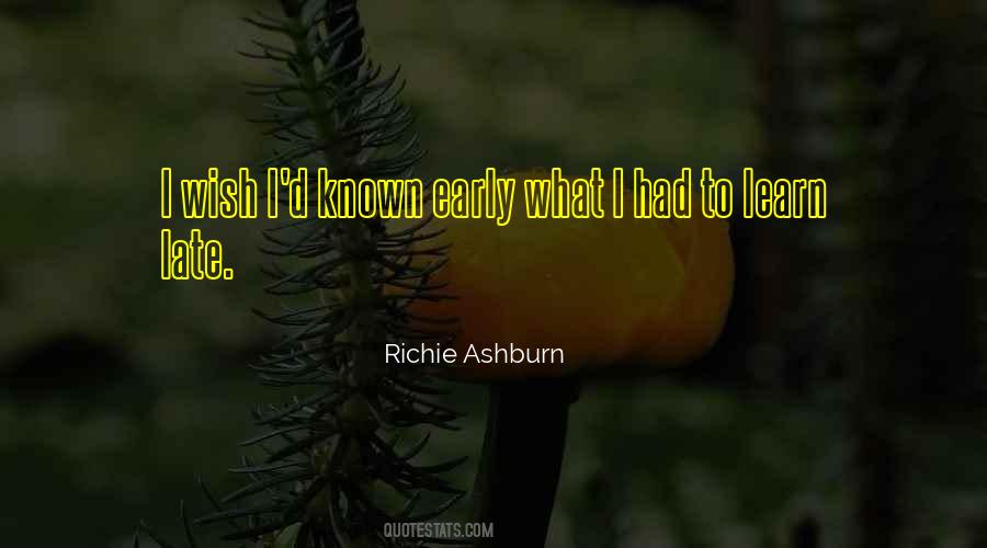 Richie Ashburn Quotes #1464412