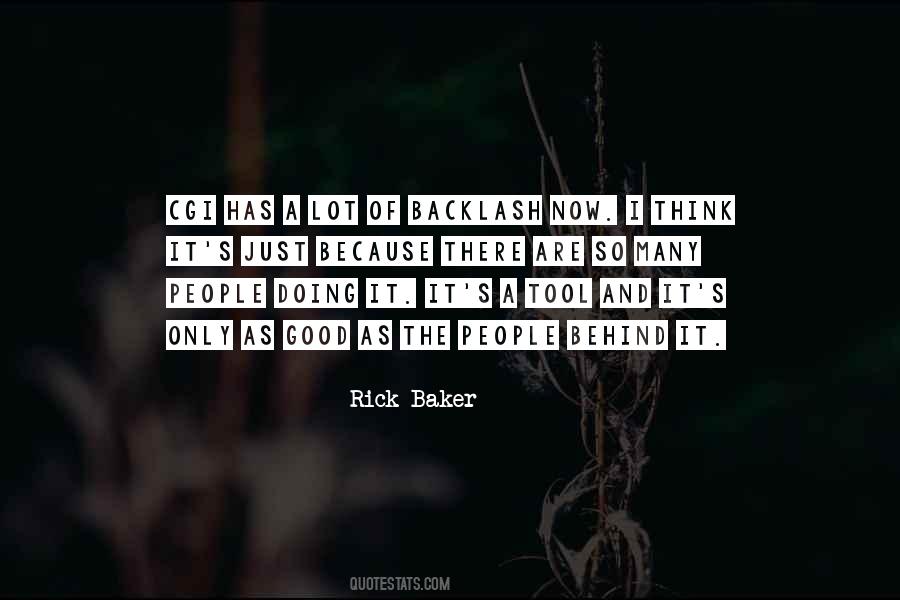 Rick Baker Quotes #111023