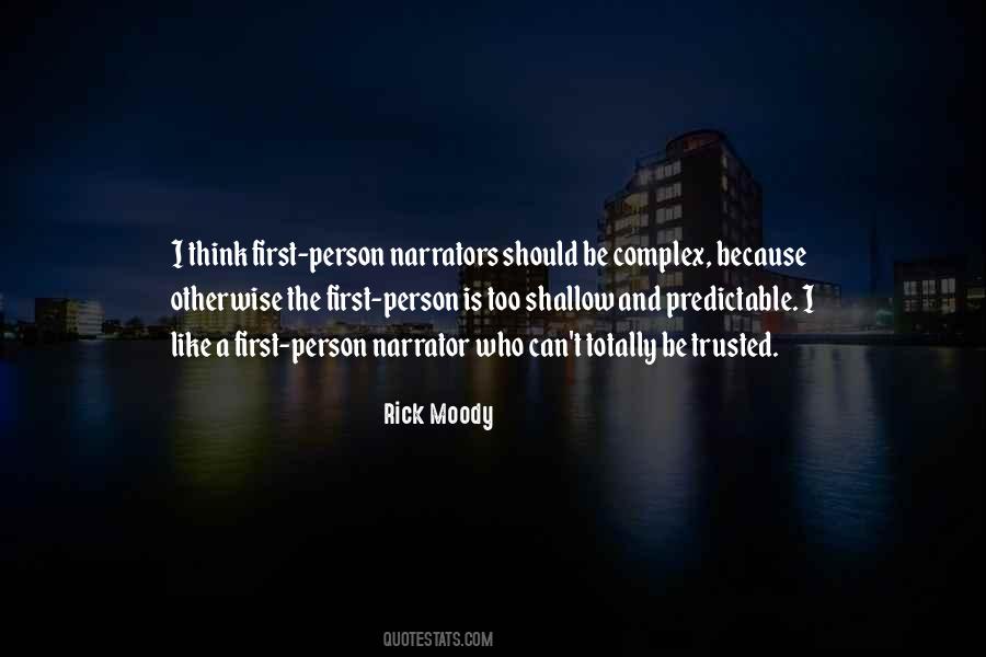 Rick Moody Quotes #1186531