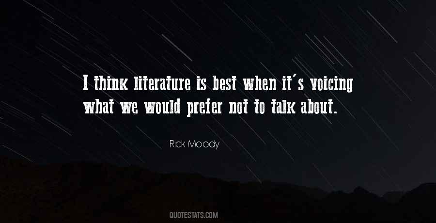 Rick Moody Quotes #1414929