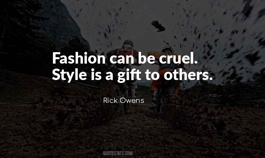 Rick Owens Quotes #120207
