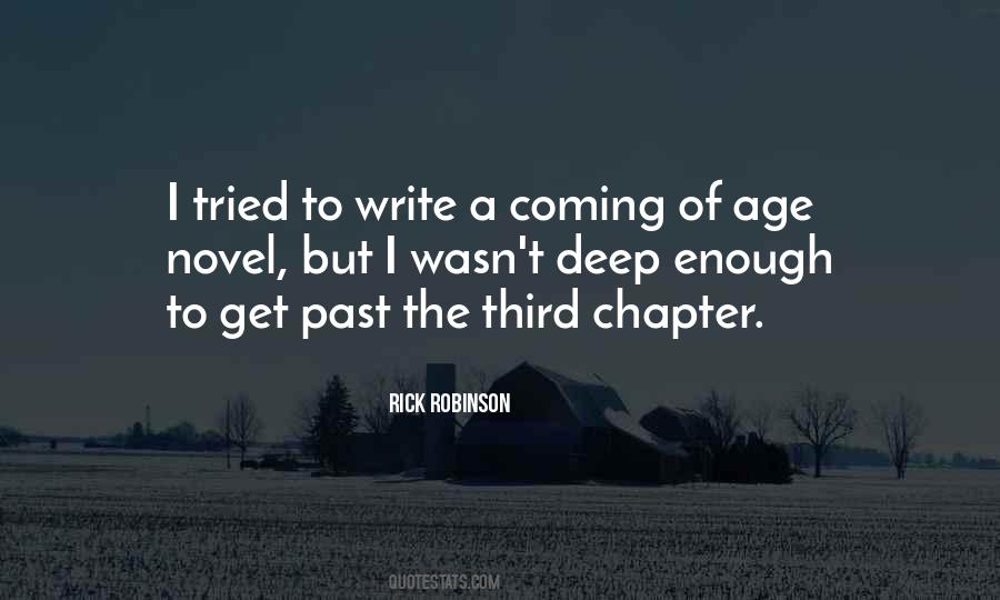 Rick Robinson Quotes #19975