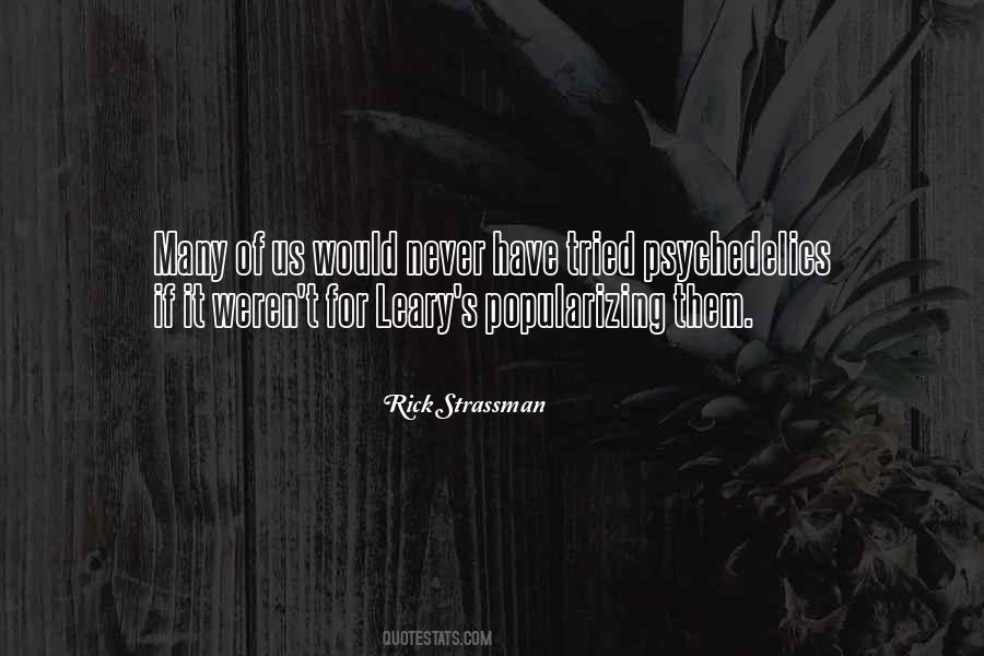 Rick Strassman Quotes #473927