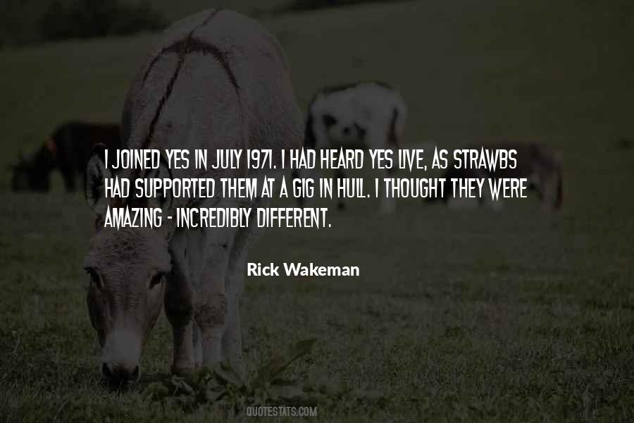 Rick Wakeman Quotes #712125