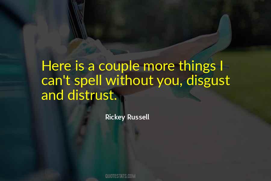 Rickey Russell Quotes #435512