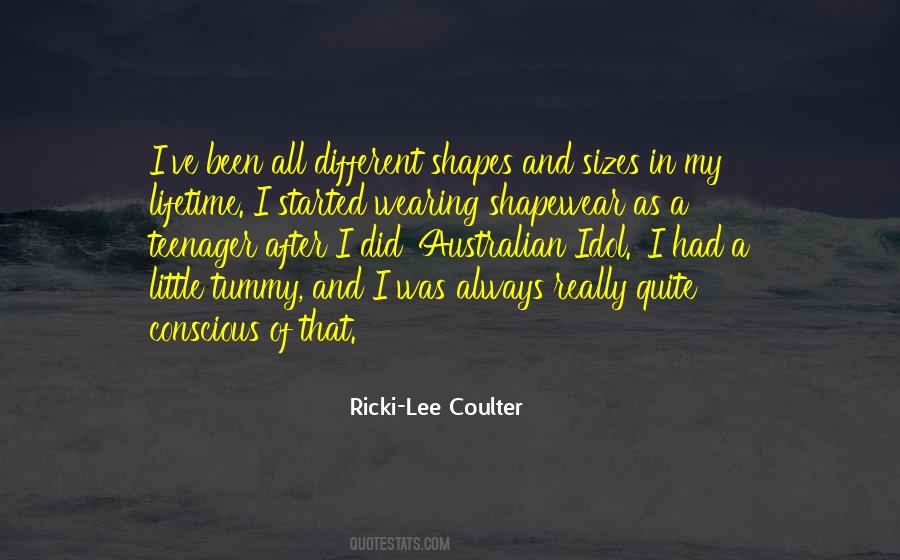 Ricki-Lee Coulter Quotes #275030