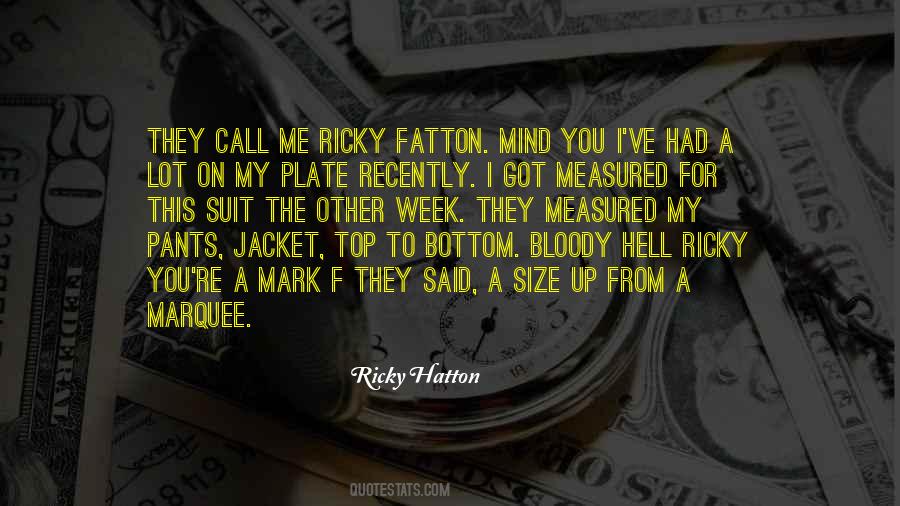 Ricky Hatton Quotes #965135