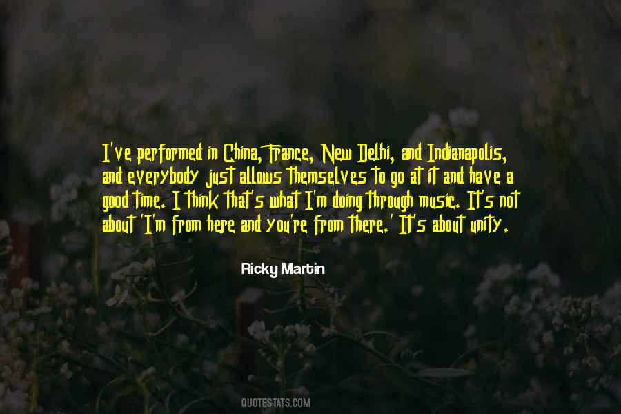 Ricky Martin Quotes #600558