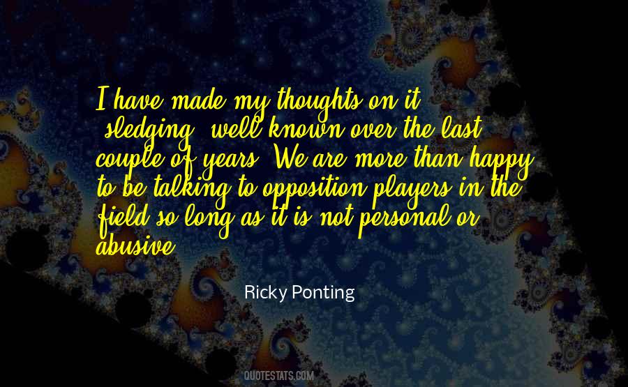 Ricky Ponting Quotes #801397
