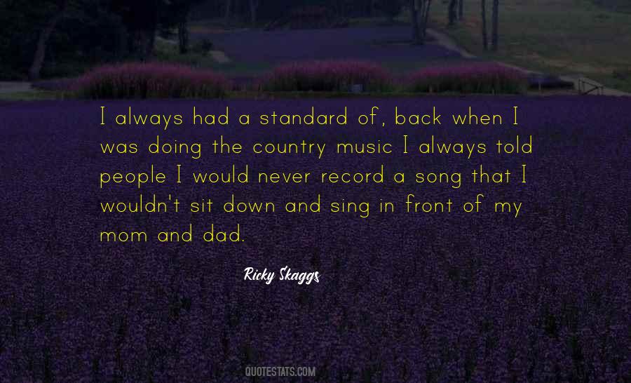 Ricky Skaggs Quotes #276924