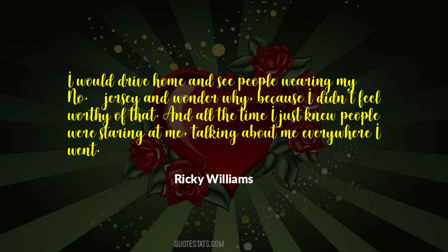 Ricky Williams Quotes #834727