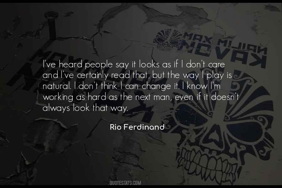 Rio Ferdinand Quotes #337619