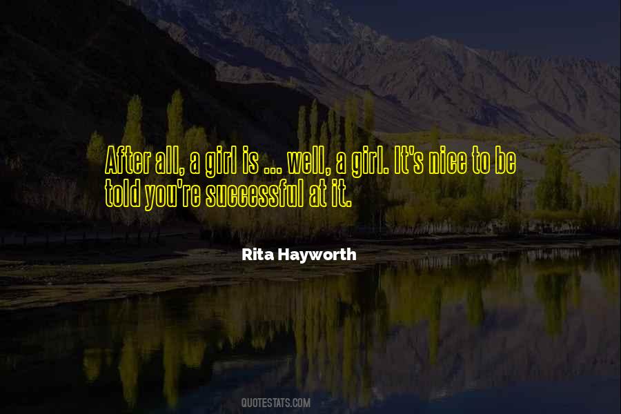 Rita Hayworth Quotes #1860338