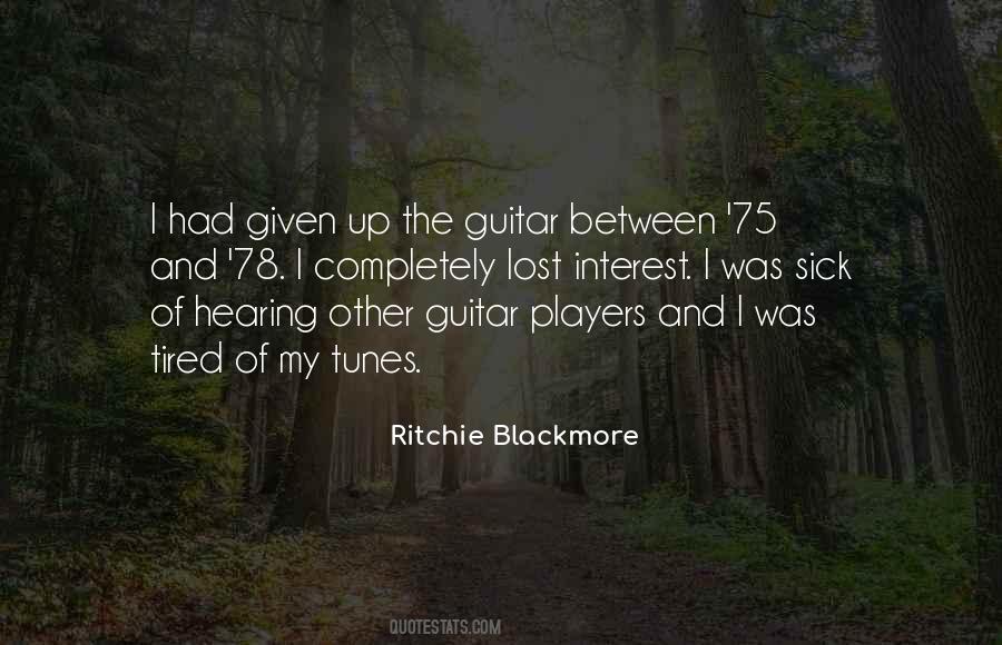 Ritchie Blackmore Quotes #478516