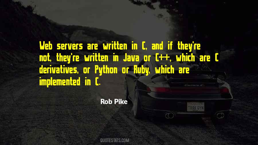 Rob Pike Quotes #225942