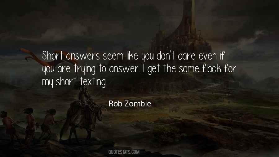 Rob Zombie Quotes #94939