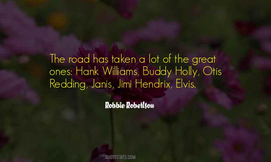 Robbie Robertson Quotes #1143377