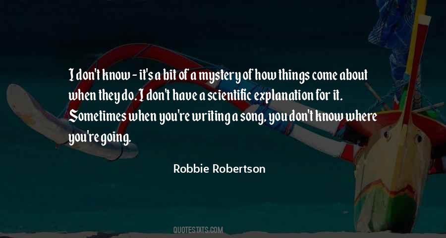 Robbie Robertson Quotes #215912