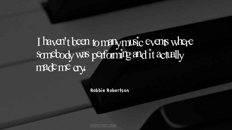 Robbie Robertson Quotes #765844