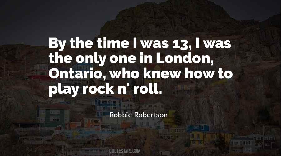 Robbie Robertson Quotes #958150