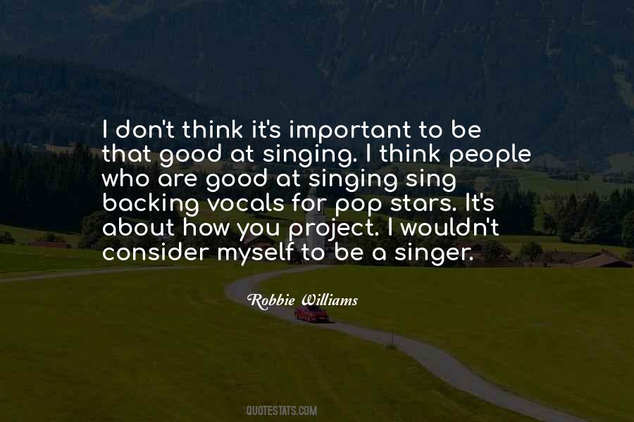 Robbie Williams Quotes #444981
