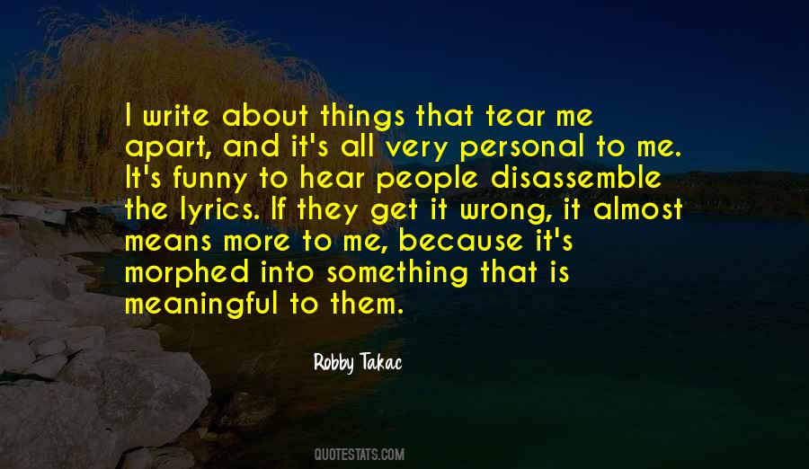 Robby Takac Quotes #1647690 Robby Takac Quotes #1647690