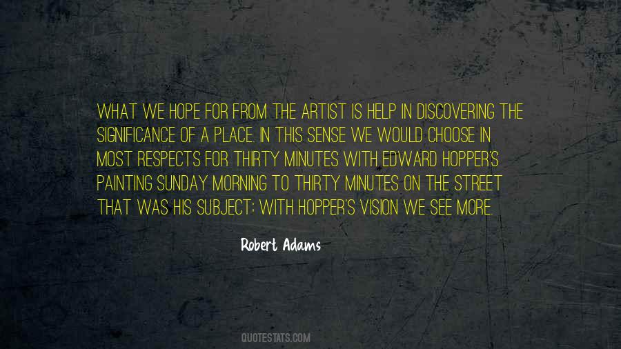 Robert Adams Quotes #1523951